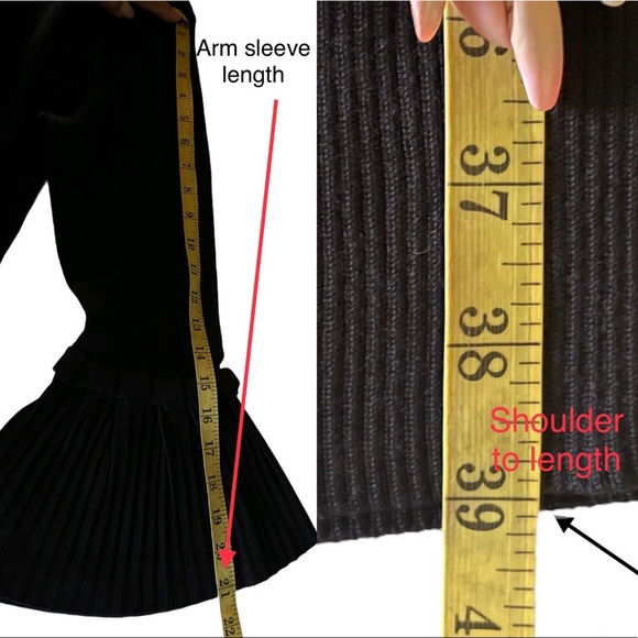 NINA LEONARD | Ribbed Knit Bell Sleeve Sweater Above- Knee Round Neckline Dress - Picture 15 of 16